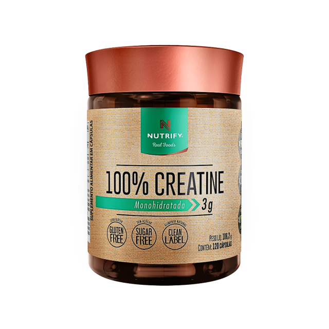 100% CREATINE - 120 CÁPS