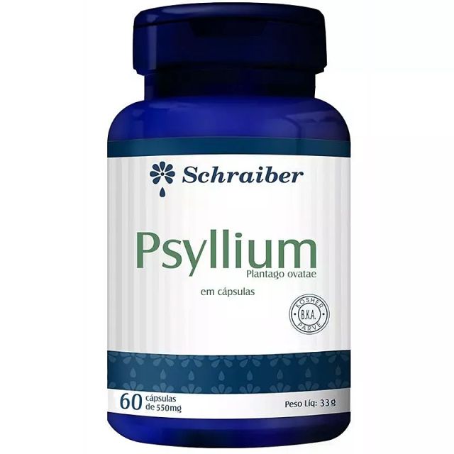 PSYLLIUM 550MG - 60 CÁPS